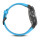 QUATIX 5 Grau/Silber Metall-Luenette mit QUICKFIT-Silikon-Armband 22mm Blau
