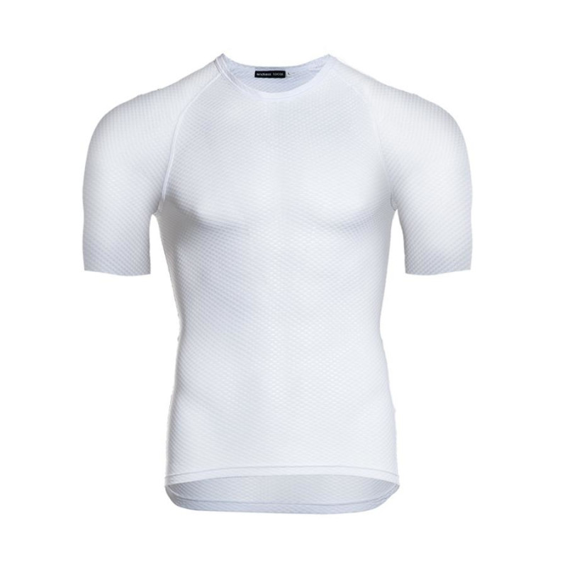 Mesh T-Shirt Unisex white Gr. XS