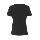 Kualii T-Shirt Woman black/coral Gr. S
