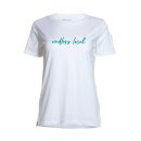 Haina T-Shirt Woman white/turquoise